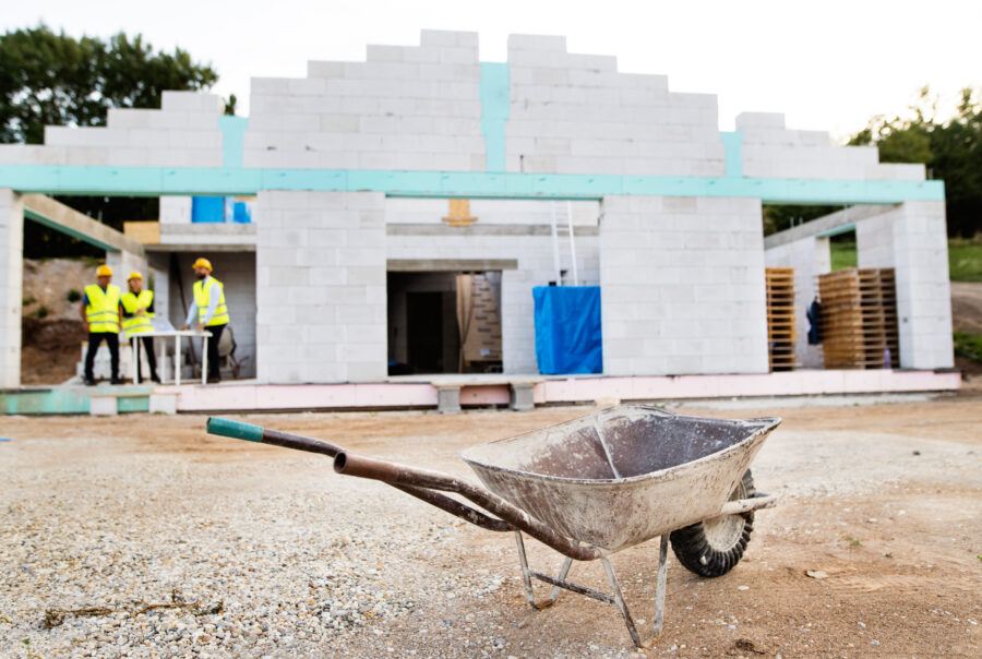 casa in costruzione